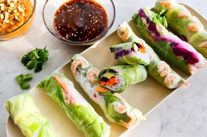 Как приготовить вьетнамские блинчики с начинкой